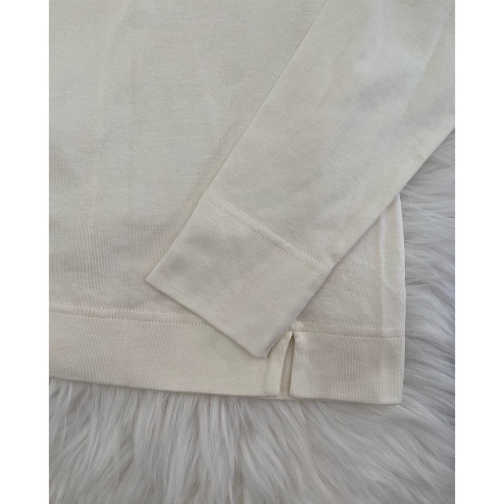 Reiss 100% Cotton Zipper Pullover Top - Picture 6 of 9